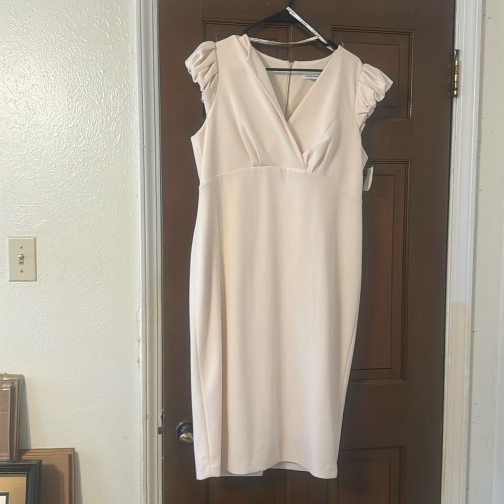 Calvin Klein blush dress